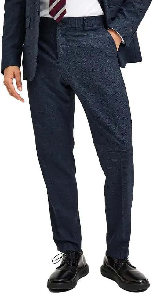 Herren Slhslim-timelogan Blue Struc TRS B Noos Hose