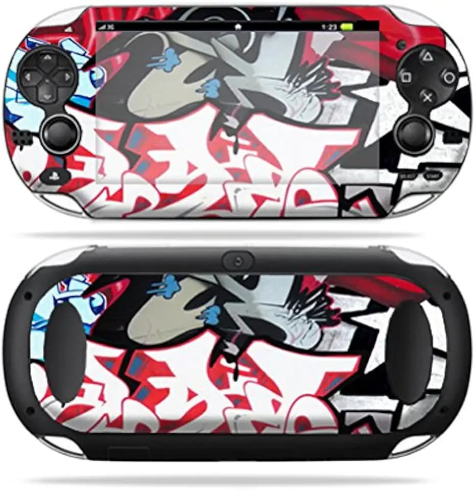 MightySkins Skin Compatible with PS Vita PSVITA PlayStation Vita Portable wrap Sticker Skins Graffiti Mash Up