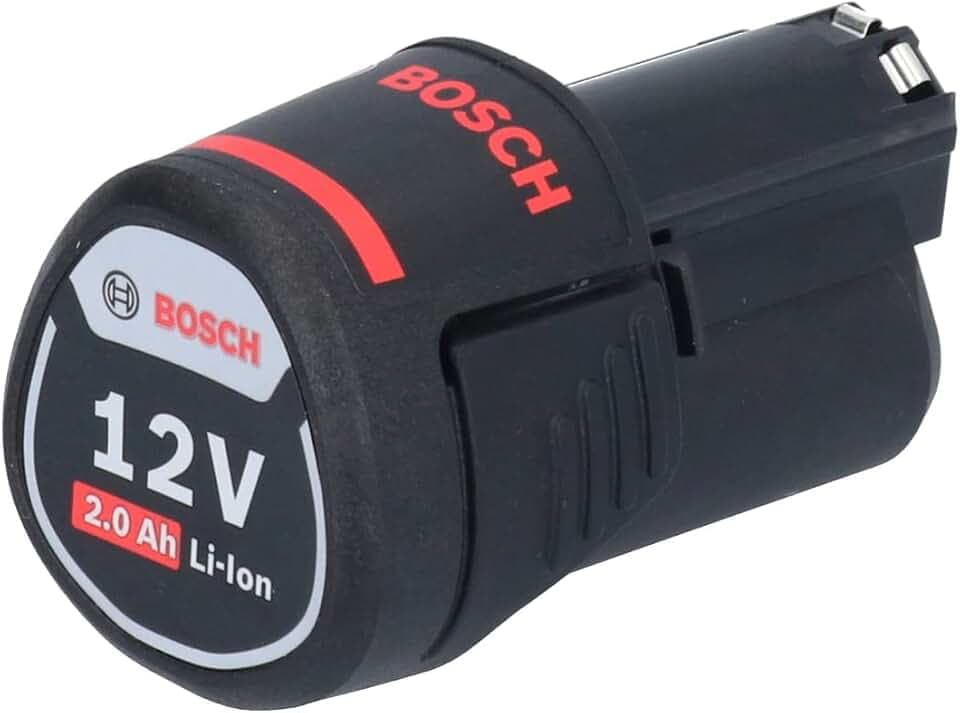 Bosch Professional 12V System Akku GBA 12V 2.0Ah (im Karton), Schwarz