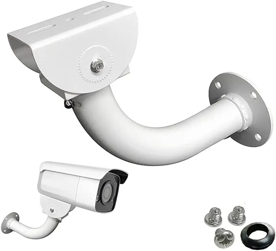 Halterung für Überwachungskamera, Einstellbare Universal Kamera Wandhalterung für CCTV Sicherheitskameras/IP Kameras/Dome Kamera mit J Form Mount