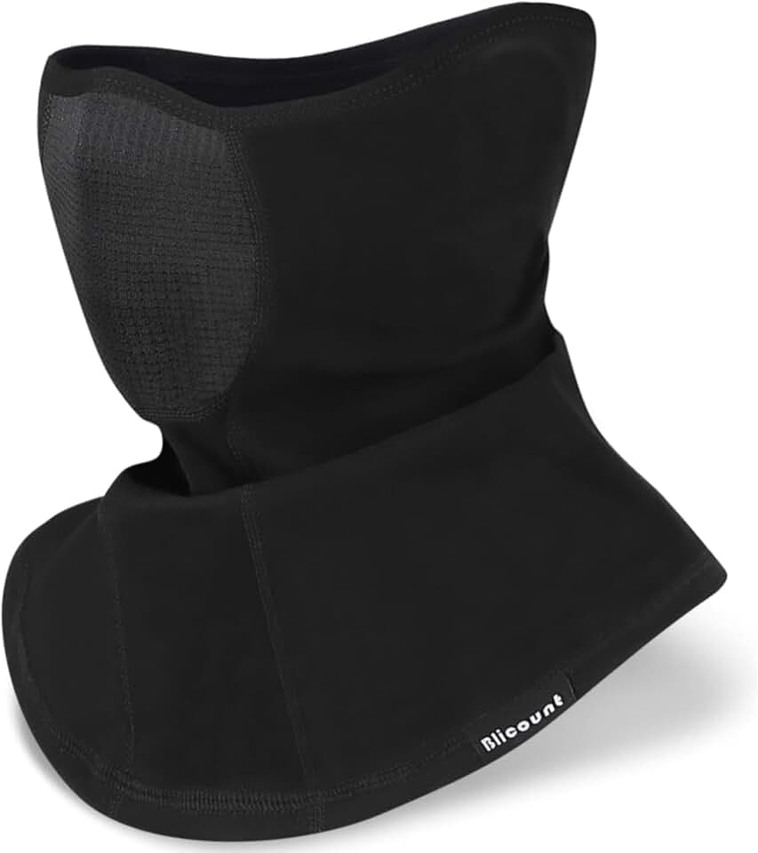 Schlauchschal Herren Winddicht Multifunktionstuch Halswärmer Warm Winter Halstuch Atmungsaktiv Neckwarmer für Outdoor Skifahren, Motorrad, Fahrrad, Jogging