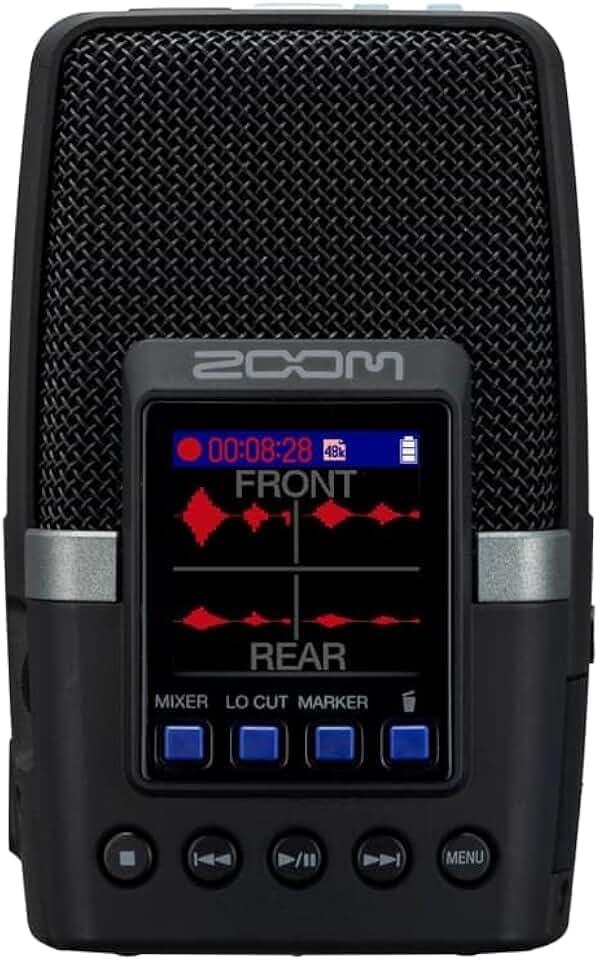 ZOOM H2essential Handy Recorder – Tragbarer Multi-Mikrofon Audiorekorder