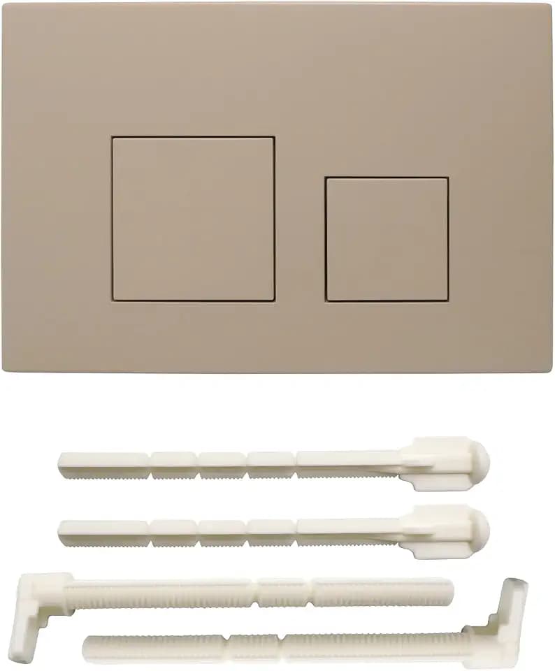 ACESOME Betätigungsplatte für WC Kompatibel mit Geberit sigma01 sigma10 sigma20 sigma21 sigma30 sigma50 sigma60 Betätigungsplatte Plastik Kunststoff für 2-Mengen-Spülung (Khaki)