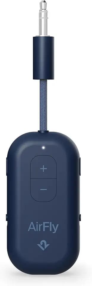 Twelve South AirFly Pro 2, Bluetooth Adapter, Pair 2 AirPods, Coastal Blue