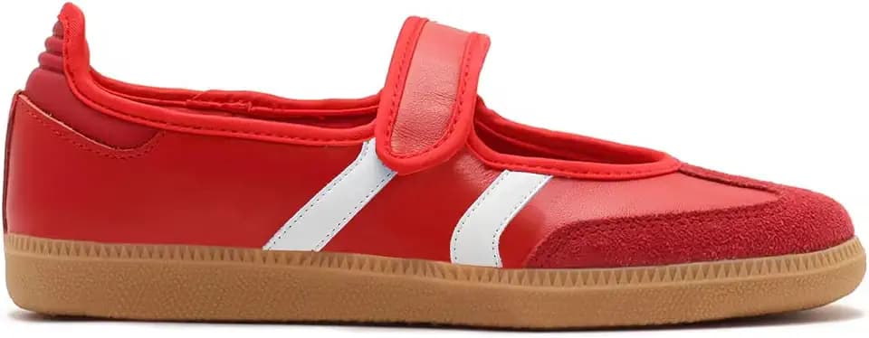 Mary Jane Sneakers for Women Slip on Ballet Flats Walking Retro Sneakers