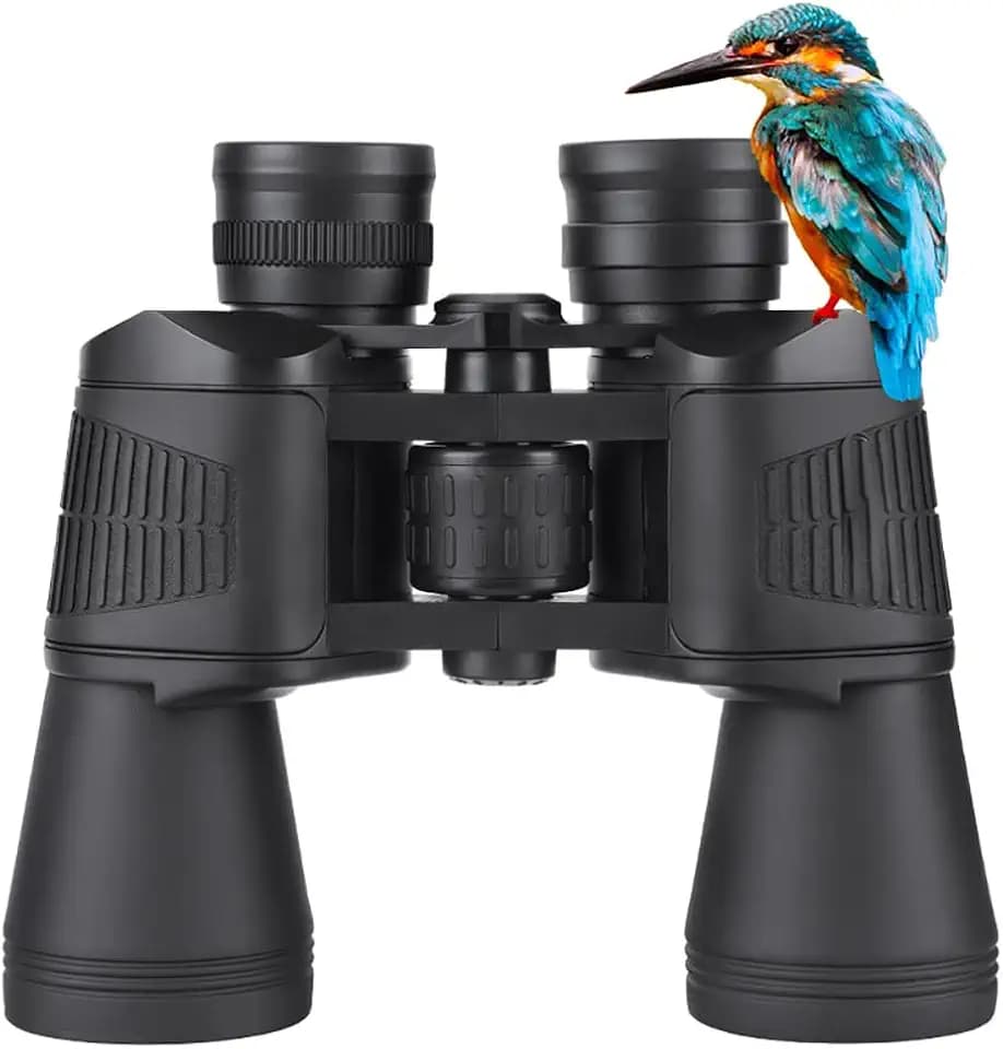 20x50 Binoculars for Adults 27MM Eyepiece with Low Light Night Vision High Power Binocular with BAK4 Prism FMC Lens for Bird Watching Travel Hunting Football Games Stargazing