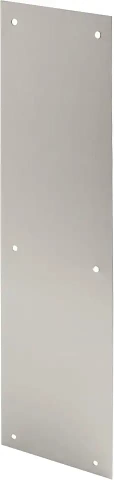 Prime-Line J 4626 Door Push Plate, 4 In. x 16 In., Stainless (Single Pack)