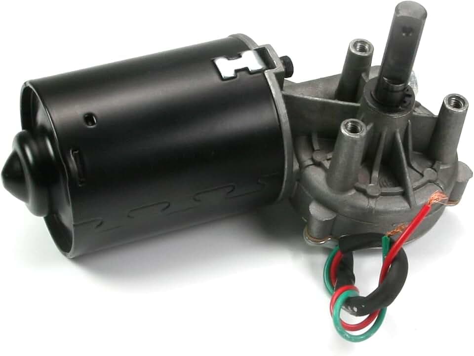 Fielect DC 12V 40RPM Reversible Worm Geared Motor High Torque Electric Gear Motor Turbine Worm Gear Box Reduction Motor, Right Shaft GW7085