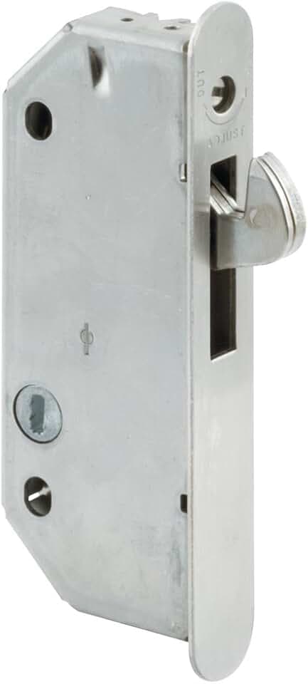 Prime-Line E 2171 2-9/16 In. Steel, Round-Faced Mortise Latch with Vertical Keyway (Single Pack)