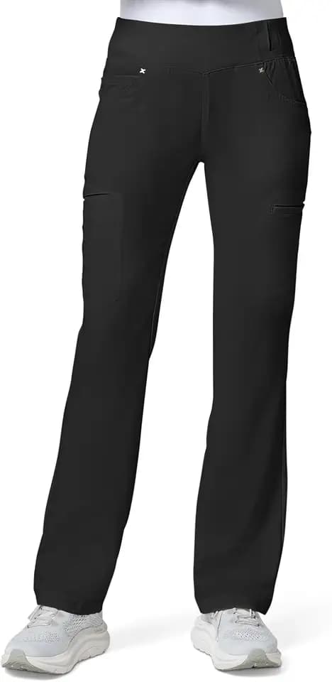 Cherokee Iflex Scrubs for Women Straight Leg Scrub Pants with 6 Pockets