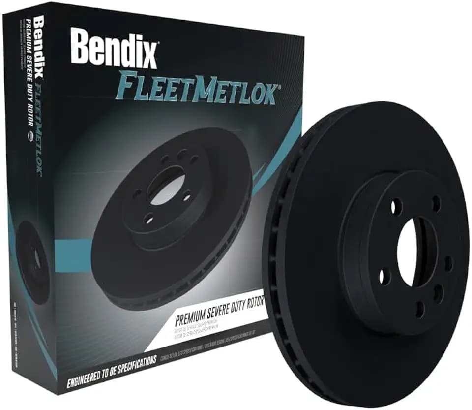 Bendix Fleet Metlok SDR6393 Front Brake Rotor for Ford Edge 2020-2015, Police Responder Hybrid 2020-2019, SSV Plug-In Hybrid 2020-2019