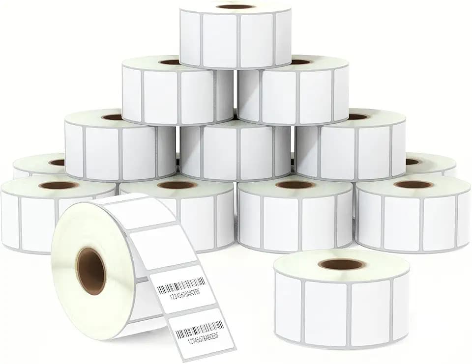 BETCKEY - 1.5" x 1" (38 mm x 25 mm) Thermal Labels, [16 Roll/20800 Labels]