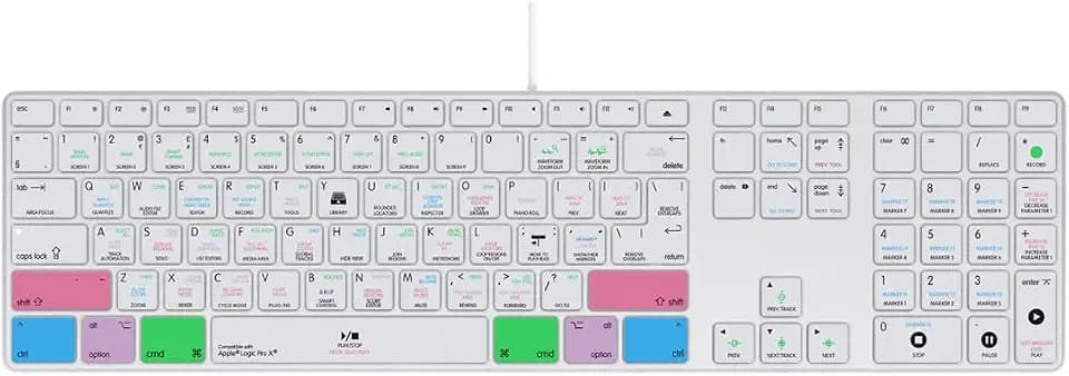 English Logic Pro X Tastaturabdeckung für Apple G6 A1243, US- und