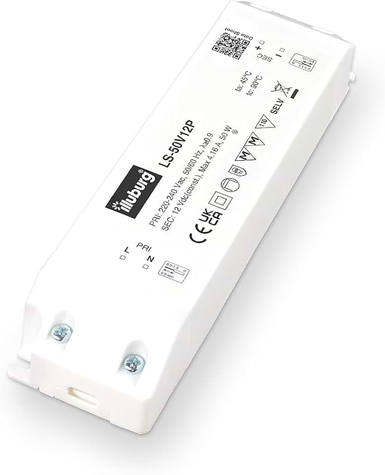 LED Trafo 12V 50W Flackerfrei für LED Strip GU4 GU5,3 LED Netzteil Treiber Transformator Driver Power Supply