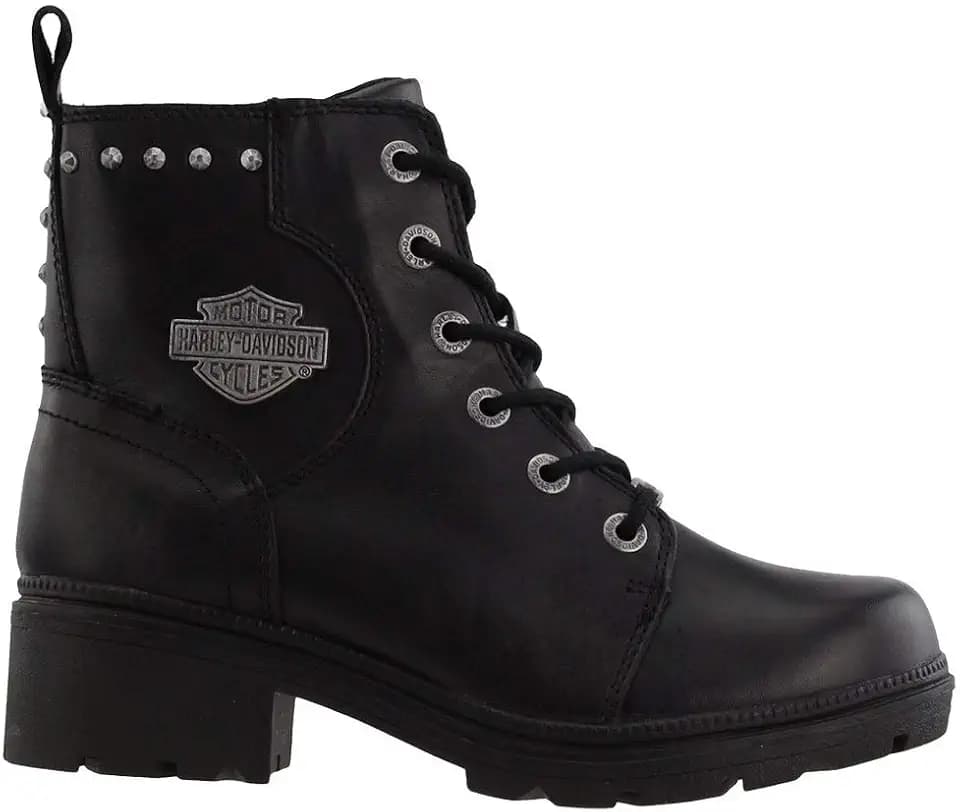 Harley-Davidson Women's Cynwood 5-Inch Black Motorcycle Riding Boots, D84562