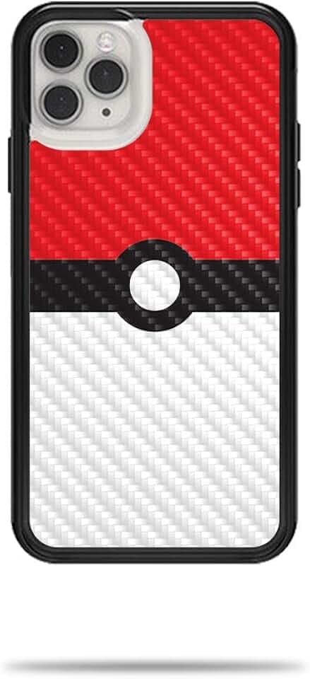 MightySkins Carbon Fiber Skin For Lifeproof Slam Case iPhone 11 - Battle Ball | Protective, Durable Textured Carbon Fiber Finish | Easy To Apply, Remove, and Change Styles | Made in the USA
