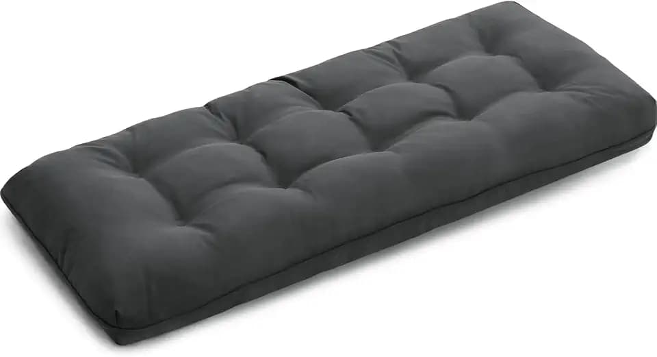 4" Thick Outdoor Bench Cushion 44x19x4 Inch, Waterproof Patio Furniture Cushions, Bench Seat Cushion for Porch Swing, Window, Indoor