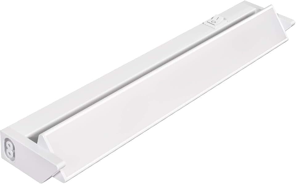 ledscom.de LED Unterbauleuchte LIWO, schwenkbar, 35cm, 4,9 W, 476lm, warmweiß ohne Netzkabel