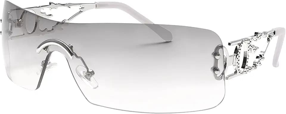 SENMARIES Y2k Sunglasses For Women Men Rectangle Vintage glasses