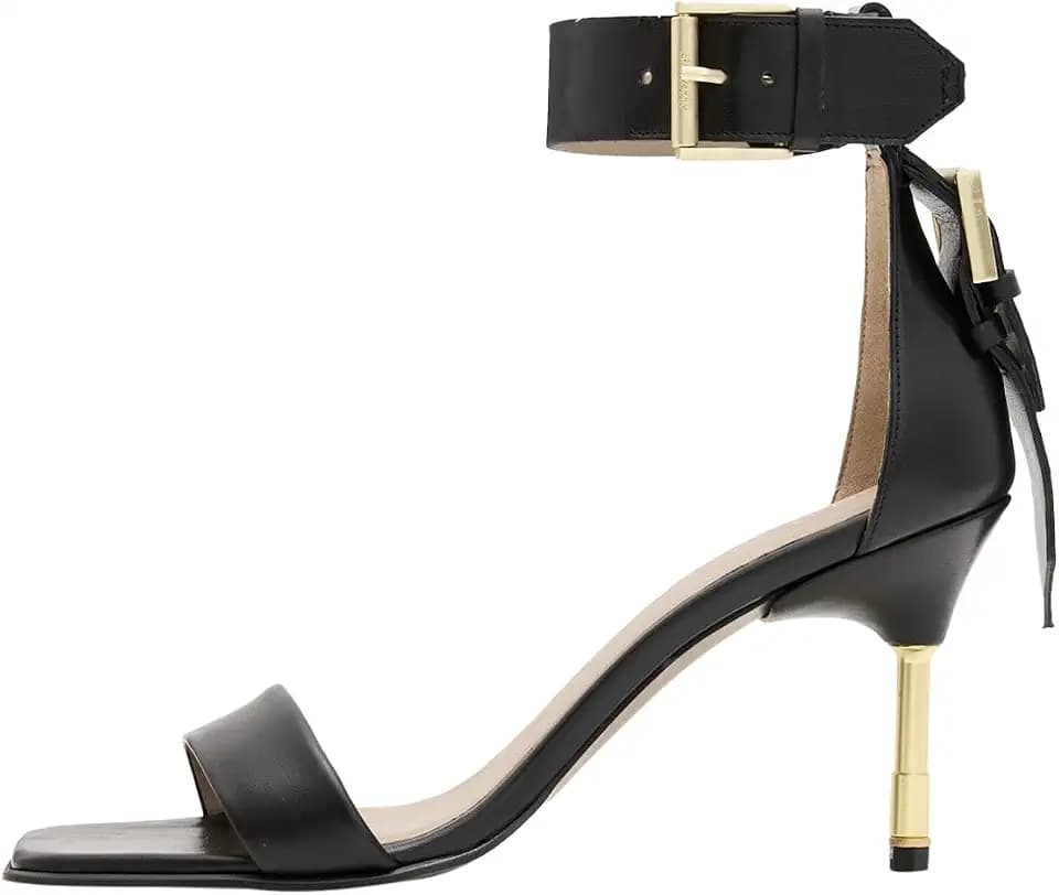 Allsaints Womens Noir Mid Sandal