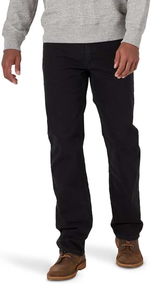 Wrangler - Jeans Herren - Regular Straight Fit - Authentics - Dunkel Stonewash