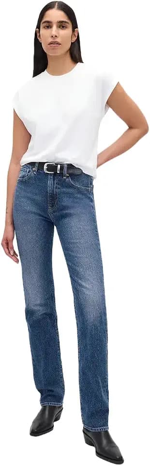 Gap Women's High Rise 90s Slim Straight Denim Jeans