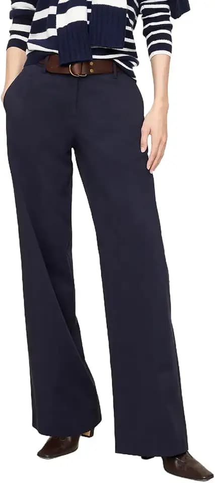 Banana Republic Women's The Everyday Wide-Leg Pant in Tencel Cotton