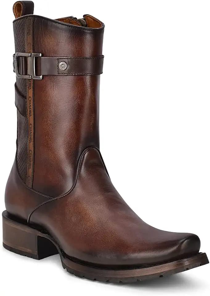 Cuadra Men's Boot in Bovine Leather with Zipper, 1J2JRS