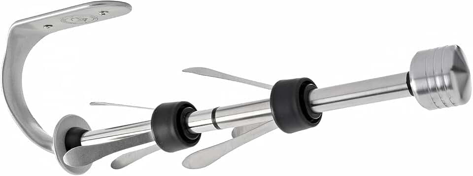 One Handed Tear Wall Mounted & Under Counter Paper Towel Holder Dispenser - Stainless Steel Wall Mount Paper Towel Holder - Easy to Install Horizontally or Vertically - Hardware Included – 11 Inches