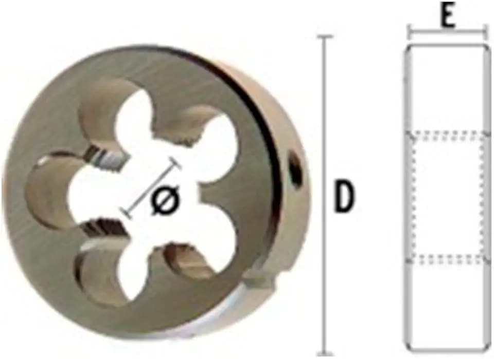 25060138065 Lager für Gewinde, ØUNF1"3/8-12mm, L 65mm, L 18mm (HSS DIN EN22568)