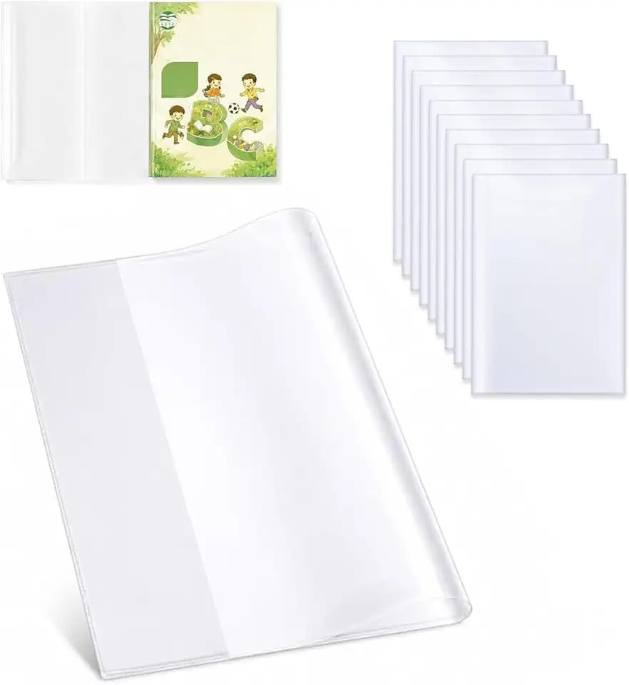 Heftumschläge, B5 Transparent Buchumschlag, 10 Stück