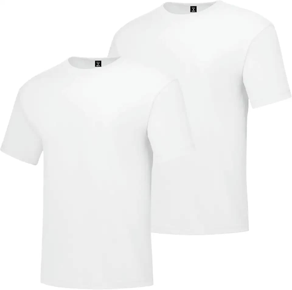 Hanes Men's Short Sleeve Beefy-T (Pack of 2), White, XX-Large