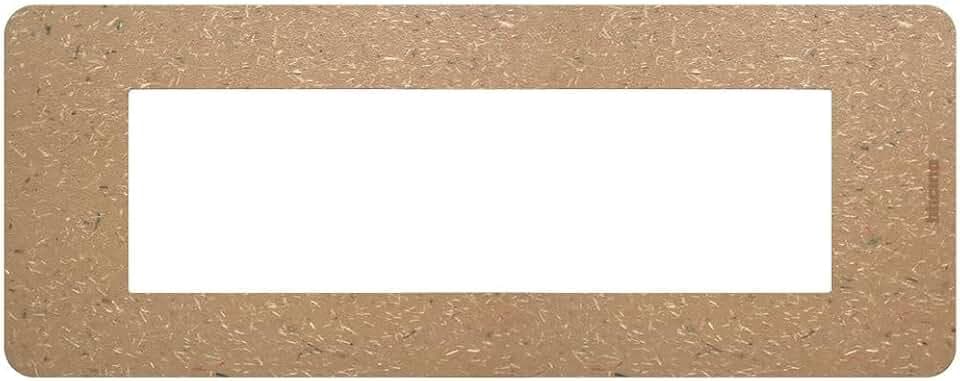 BTICINO MatixGO JA4807BB Bio Platte, biologisch abbaubares Material, nachhaltige Platte, minimalistisches Design, modern, vielseitig, Innenbereich, 7 Module
