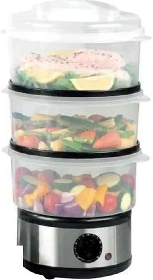 FAGOR FG9122 Dampfgarer 7,5 l - 3 Dampfkörbe mit Körben - Timer: 60 min