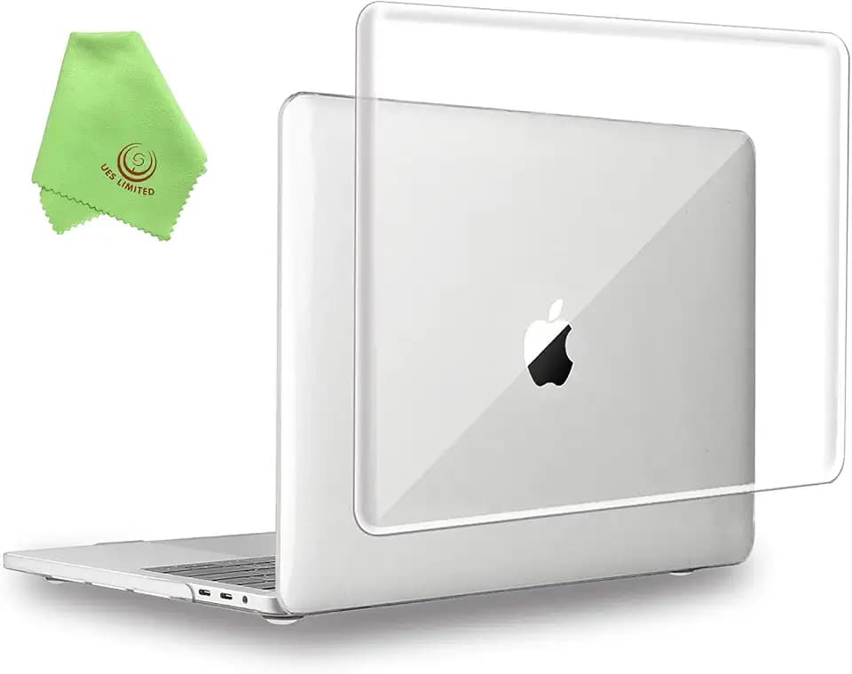 UESWILL Case for MacBook Pro 15 inch 2016-2019 with Touch Bar, Clear