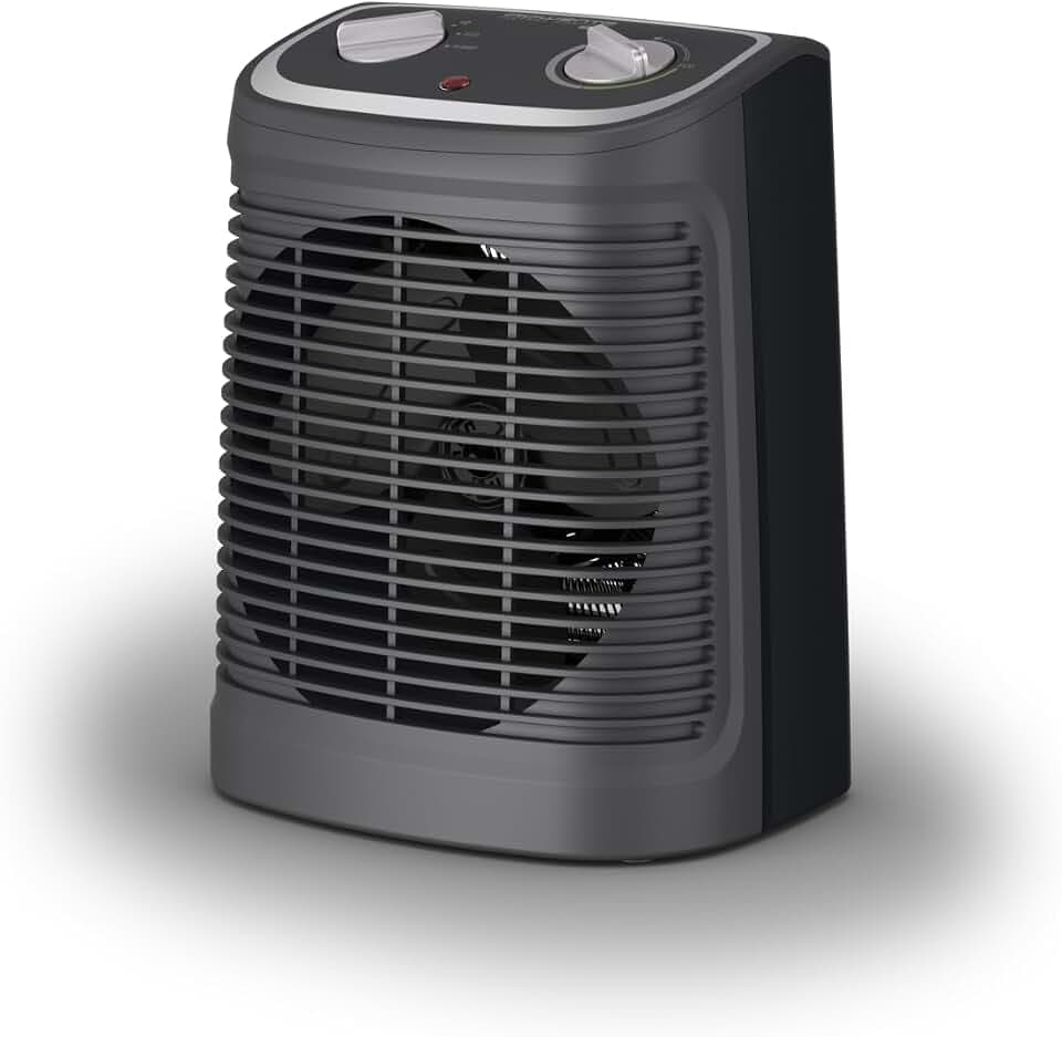 Rowenta SO2330 Instant Comfort | Heizlüfter | Frostschutzautomatik | Silence-Stufe | Compact | 2400 W | schwarz