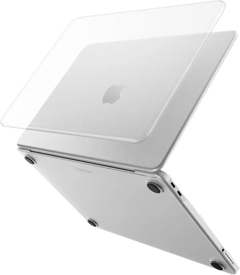 Spigen for MacBook Neo Case (2026), MacBook Neo 13-inch Case A18 Pro A3404, Air Skin Matte Finish Semi Clear Fingerprint Resistant Thin Hard Shell Cover, Frost Clear