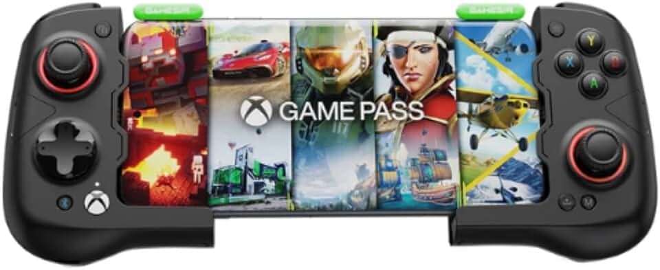 GameSir X4 Aileron Wireless Mobile Gaming Controller für Android mit Hall-Effekt-Sticks - Geteiltes Design mit Tragetasche - Niedrige Latenz Bluetooth-Verbindung - 1 Monat Xbox Game Pass Ultimate