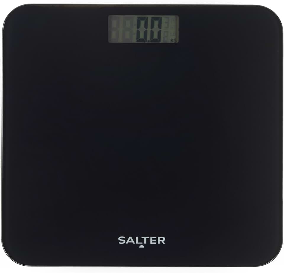 Salter Digitale Personenwaage ohne Batterie, 180 kg, Schwarz