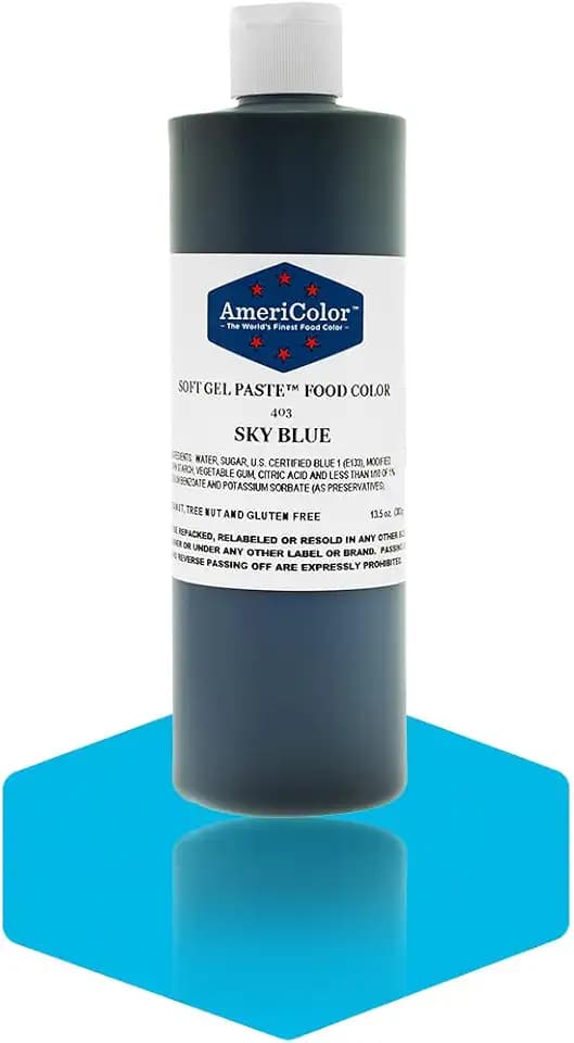 SKY BLUE 13.5 Ounce Soft Gel Paste Food Color