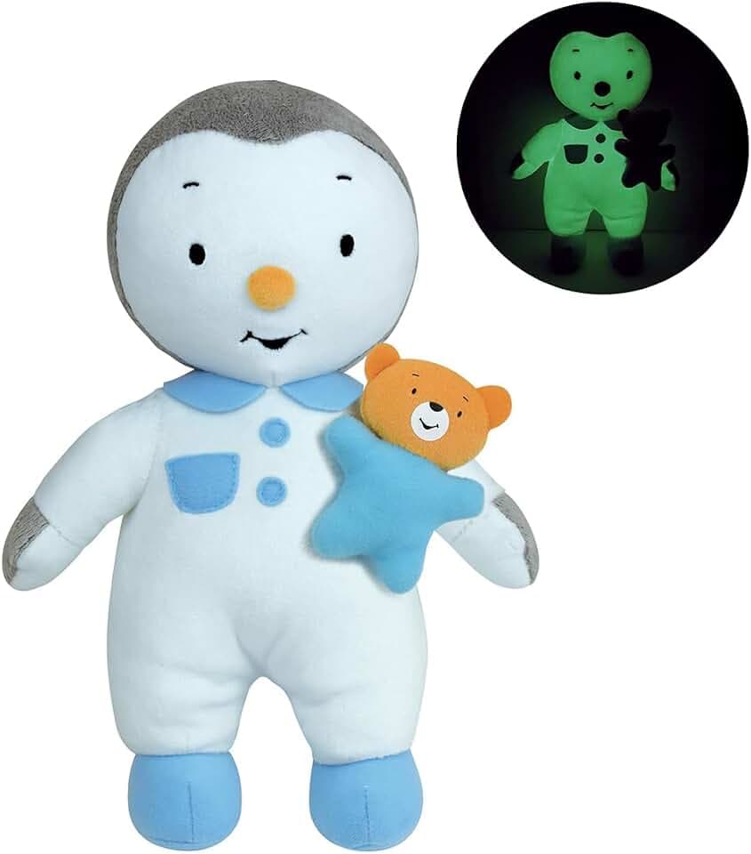 Jemini - Peluche T'choupi Luminou 25cm - 3298060228633