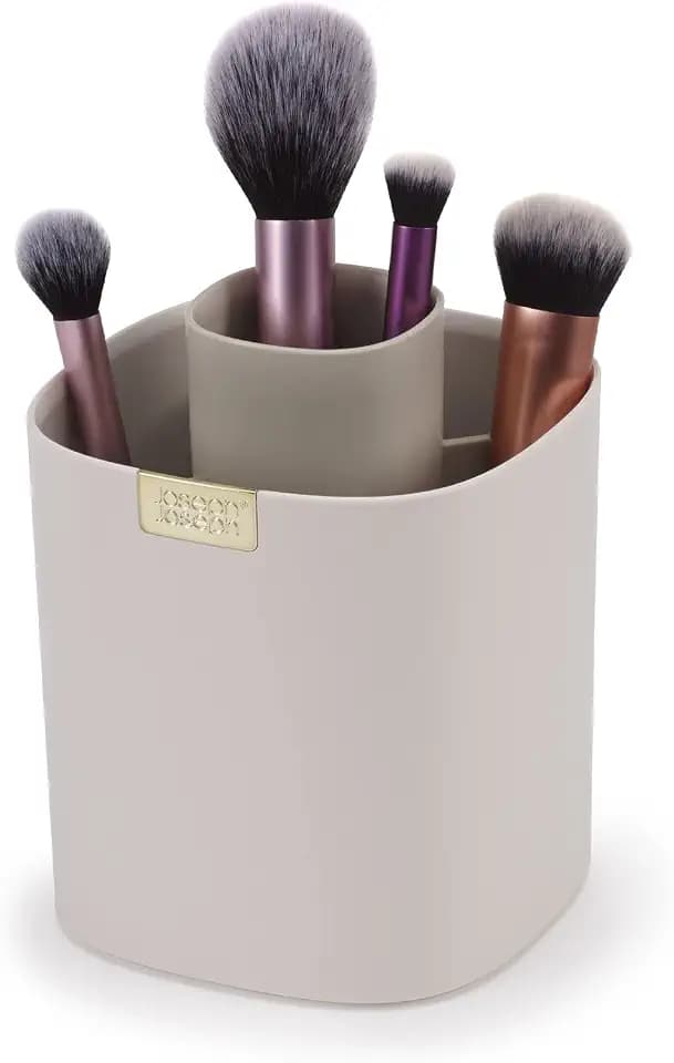 Joseph Joseph Viva - Gestufter Make-up-Pinseltopf Veranstalter mit Unterteilungen für Pinsel, Eyeliner, Lippenstifte, Mascara Lagerung