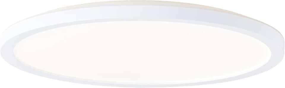 Milton LED Deckenaufbau-Paneel mit 18W, 2000 Lumen und 4000K Farbtemperatur in weiß - Elegante, energiesparende Beleuchtung für jeden Raum - rund Ø 30 cm