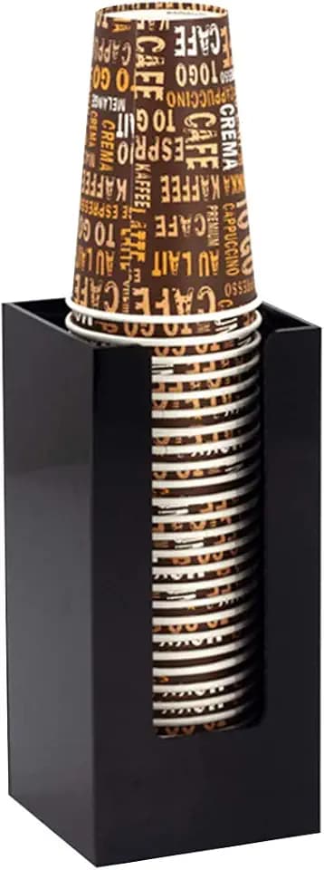 Together-Life Becherhalter Kunststoff Wasserspender Einwegbecher Becher Rack für Pappbecher Style 4 schwarz
