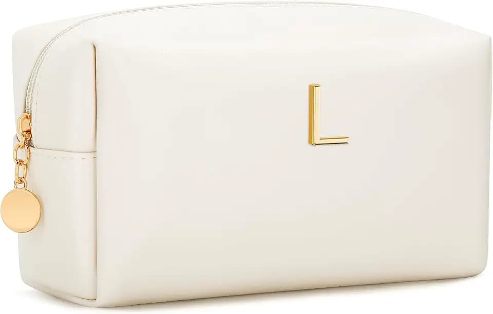 Gifts for Women Bridesmaid Gifts Initial Makeup Bag
