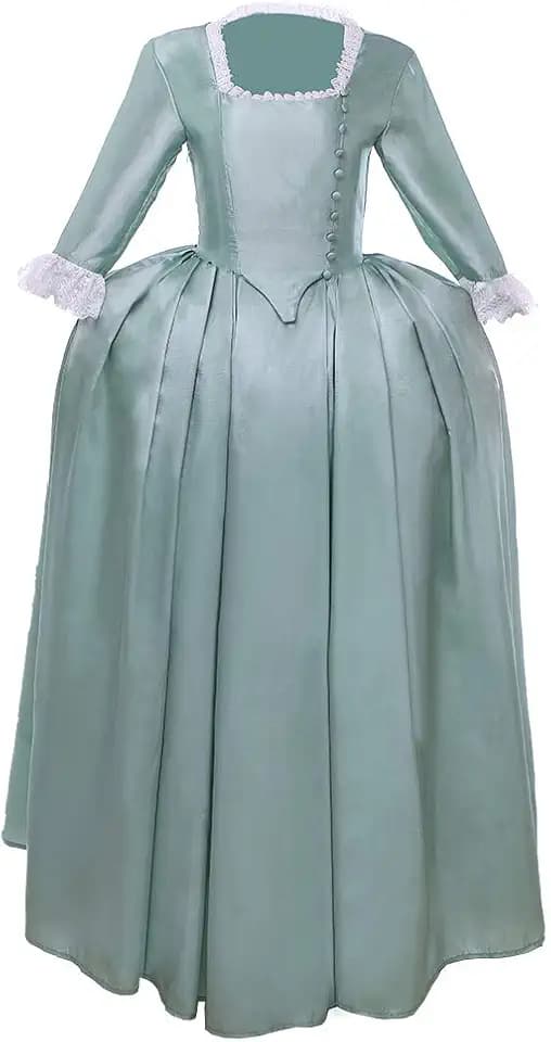 1791's lady Women's Elizabethan Dress Marie Antoinette Musical Hamilton Costume Vintage Dress