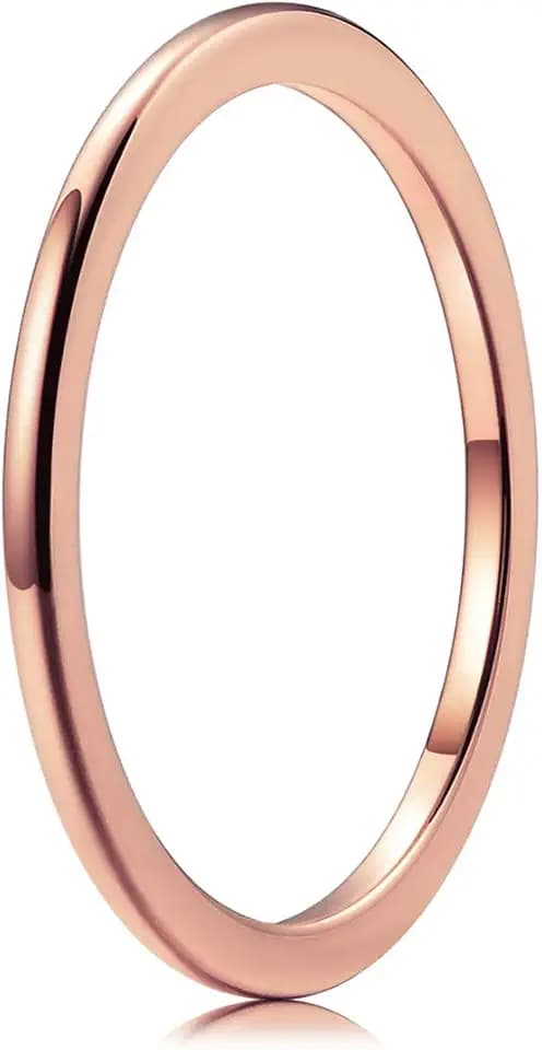 THREE KEYS JEWELRY Tungsten Wedding Band for Men Women Rainbow Brushed