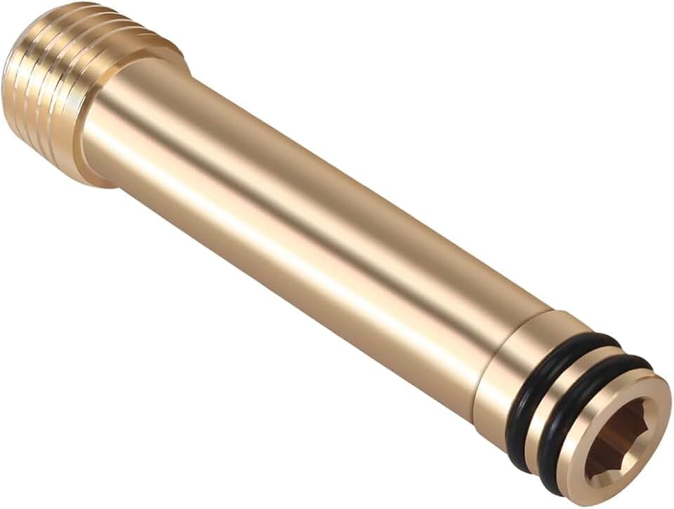1247985 Supply Adapter Asm-0.813-1.313 Roughin,Extender To Mount The Shower Drop Elbow To The Shower Wall,Compatible With K-98350 Awaken Wall Supply Elbow,Brass