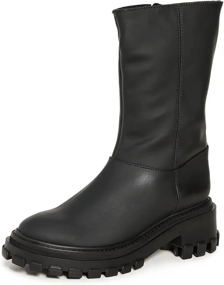 SCHUTZ Women's Juany Boots, Black, 10 Medium US