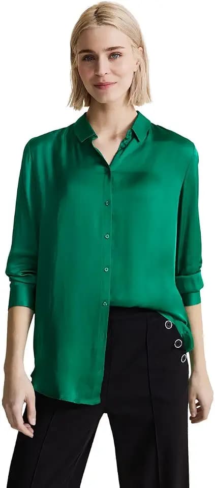 Street One Damen Lange Viskosebluse